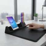 Mouse Pad cuadrado con soporte celular y lapicero NW-MPS01 - Imagen 2