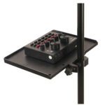 Bandeja para tripode atril pedestal multiuso con prensa - Imagen 6