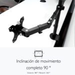 Soporte doble monitor 32 pulgadas escritorio - Imagen 4