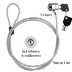Candado para tablet piola seguridad con llave - Imagen 3