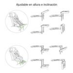 Apoya pies para silla de auto Niños Ajustable - Imagen 6