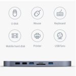 Docking Station USB C Mac Mini cofre SSD Sata - Imagen 2