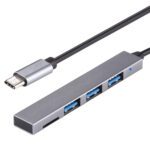 Hub USB C con 3 puertos USB 3.0 y lector SD