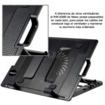 Ventilador notebook base ajustable Newo NW-638B - Imagen 6