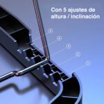 Ventilador notebook ajustable 4 ventiladores - Imagen 2