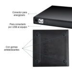 Lector reproductor de CD DVD Externo USB 2.0 - Imagen 4