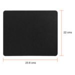 Mouse Pad simple negro para mouse 23 x 22 cms - Imagen 2