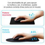 Mouse Pad ergonómico apoyamuñecas Utek UT-MP305 - Imagen 4