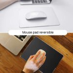 Mouse Pad Reversible Aluminio y Cuero PU - Imagen 5