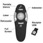 Presentador inalámbrico puntero láser diapositivas - Imagen 4