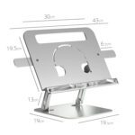 Mesa Notebook soporte libros lectura aluminio - Imagen 3