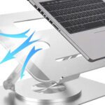 Soporte Notebook Giratorio aluminio ajustable 15.6" - Imagen 4