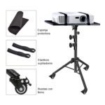 Atril Notebook ajustable y soporte celular con ruedas - Imagen 2