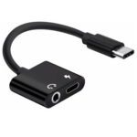 Adaptador USB C a audífonos y cable USB C
