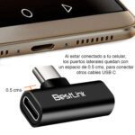 Adaptador duplicador USB C a doble USB C celular - Imagen 3