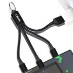 Llavero cables carga rápida USB C Micro USB - Imagen 2