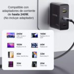 Cable USB C Carga Rápida 240W PD 3.1 de 2 mts - Imagen 4