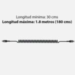 Cable USB C a USB C Retráctil cordón 1.8 mts - Imagen 3