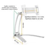 Soporte iPad Tablet Celular Pared Escritorio NW-M10 - Imagen 7