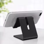 Soporte celular base de escritorio aluminio - Imagen 3