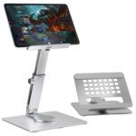 Soporte iPad Pro Air aluminio giratorio ajustable