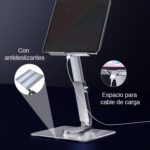 Soporte iPad Pro Air aluminio giratorio ajustable - Imagen 6