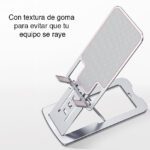 Soporte celular iPhone Aluminio Ajustable NW-S3 - Imagen 5