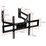 Soporte TV esquina esquinero muro hasta 70" - Imagen 3