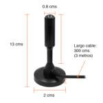 Antena Televisión Digital HDTV UHF 15 dbi interior - Imagen 4