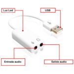 Tarjeta De Sonido USB Interfaz audio USB - Imagen 6