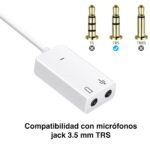 Tarjeta De Sonido USB Interfaz audio USB - Imagen 3