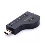 Tarjeta de sonido Audio USB Micrófono Audífonos 8.1ch - Imagen 3