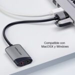 Tarjeta de sonido USB Externa Audio HiFi - Imagen 5