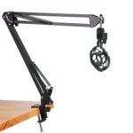 Atril soporte micrófono condensador araña escritorio