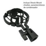 Atril soporte micrófono condensador araña escritorio - Imagen 2