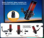 Stand Micrófono sobremesa Hyperx Quadcast Solocast - Imagen 7