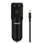 Micrófono condensador Auxiliar y tarjeta sonido USB