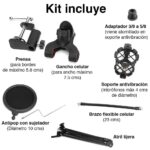 Brazo micrófono Hyperx Quadcast Solocast - Imagen 2