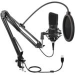 Kit Micrófono condensador USB atril Newo NW-800KC