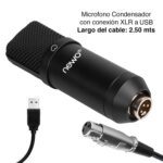 Kit Micrófono condensador USB atril Newo NW-800KC - Imagen 4