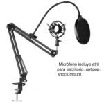 Kit Micrófono condensador USB atril Newo NW-800KC - Imagen 6