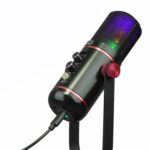 Micrófono condensador USB RGB Podcast y Lives - Imagen 3