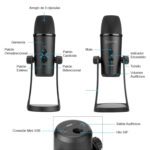 Micrófono Boya PM700 Multipatrón Condensador USB - Imagen 7