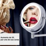 Espejo Led Baño Cosmético con Luz Articulado Abatible - Imagen 7