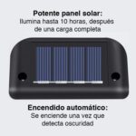 Foco Solar escalera y balcón led Pack x 4 - Imagen 5