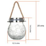 Esfera frasco luz Solar Colgante jardín - Imagen 2