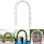 Arco para jardín plantas enredaderas altura ajustable - Imagen 7