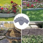 Valla Jardín estacas borde diseño piedras adoquin x 5 - Imagen 3