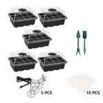 Almaciguera germinador semillas con luz pack 5 bandejas - Imagen 3