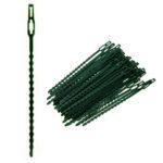 Amarra plantas jardín verdes 30 unidades de 170 mm